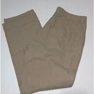 Drake Waterfowl Systems Mens Pants 38x32 Canvas Khaki Workwear Hunting Outdoors